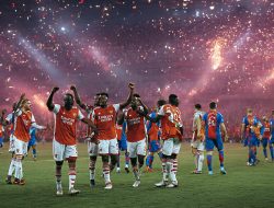 Arsenal Sempurnakan Pesta Juara dengan Kemenangan di Laga Terakhir