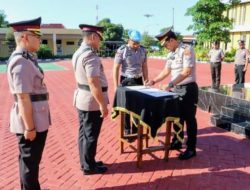 Kapolresta Sumenep Pimpin Sertijab Kabagren, Tekankan Amanah dan Pelayanan Prima