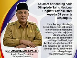 69 Siswa SD Sumenep Lolos ke OSN 2026 Tingkat Provinsi Jawa Timur