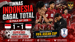 Indonesia Gagal Total di Piala AFF Setelah di Tahan Imbang Singapura