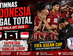 Indonesia Gagal Total di Piala AFF Setelah di Tahan Imbang Singapura